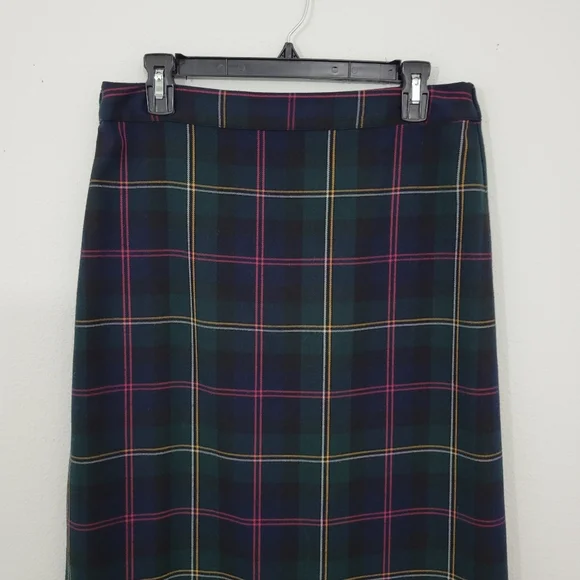 Christopher & Banks Long Holiday Plaid Skirt - Picture 2 of 6